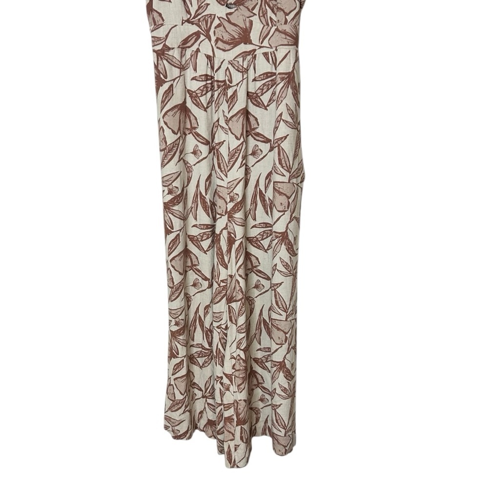 Gentle Fawn Tropez Jumpsuit- Neutral Palm Linen Blend- Size XS - Picture 4 of 14